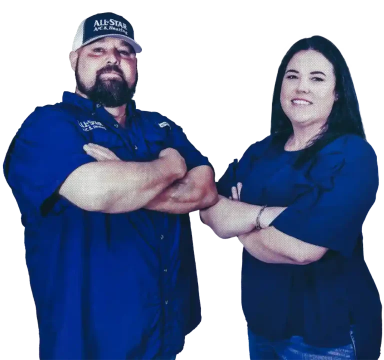 AllStar AC, Heating & Plumbing Ed and Sarah