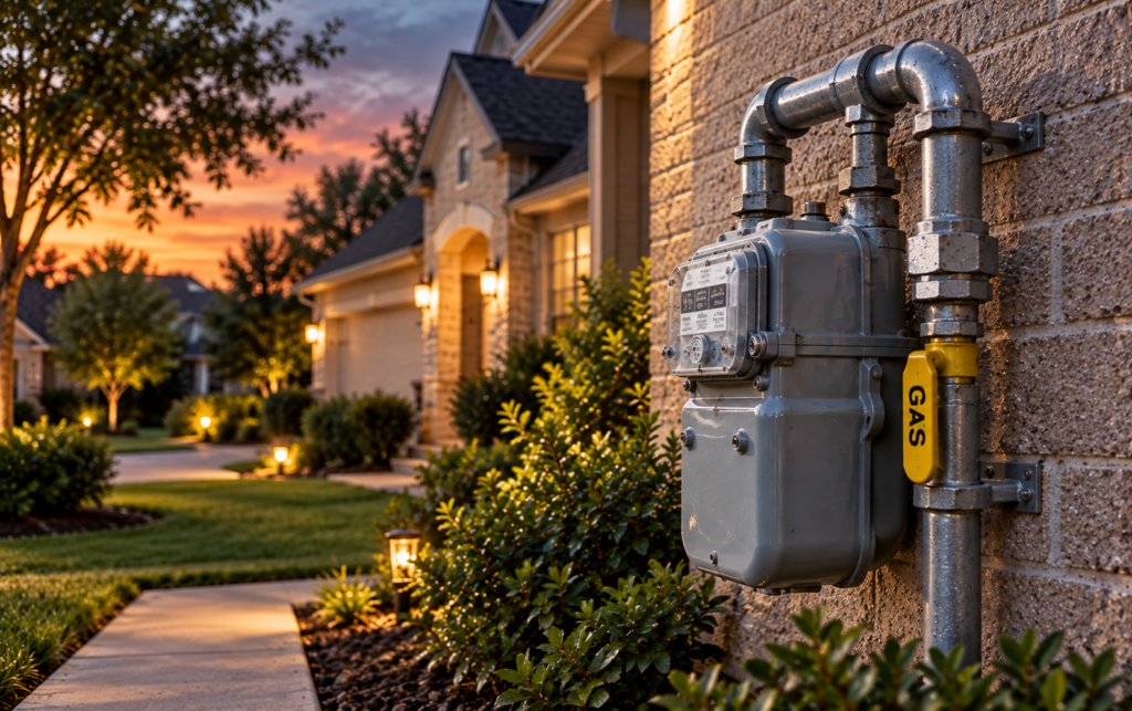 AC Repair, AC Maintenance, AC Installation, AC Replacement Gas line repair in Cypress TX for a residential home