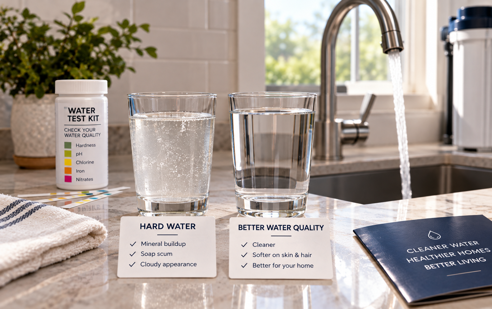 hard water vs water quality Houston